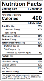 Lower Carb - Cheesy Scrambled Eggs with Oatmeal