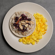 Lower Carb - Cheesy Scrambled Eggs with Oatmeal