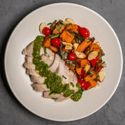 Lower Carb - Italian Style Chicken with Sweet Potatoes