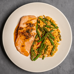 Lower Carb - Tomato Herb Butter Salmon